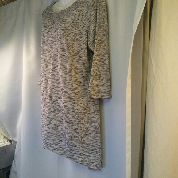 Heather Gray Soft Knit Tunic, 1x - Picture 4 of 4